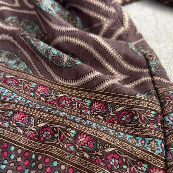 Bohemian Wrap Top with Bell Sleeves - Picture 5 of 7